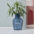 Eglo 421219 - Vaso in vetro SIRANANA 22x14,5 cm blu/fumé