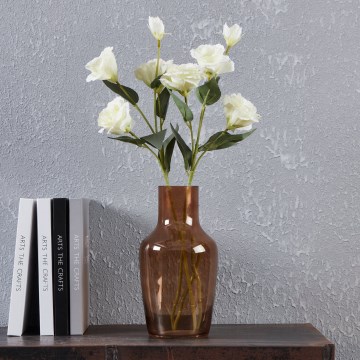 Eglo 421224 - Vaso in vetro SIRANANA 25x13,3 cm marrone/fumé