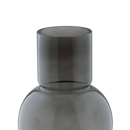 Eglo - Vaso di vetro 28x15,5 cm nero
