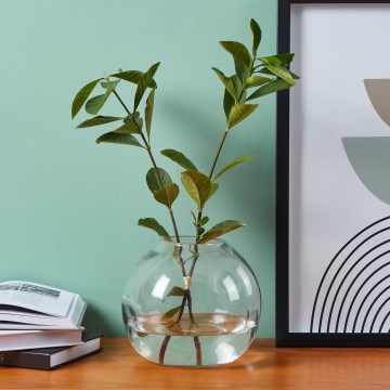 Eglo 421241 - Vaso in vetro MAROSAVA 17x20 cm grigio/fumé