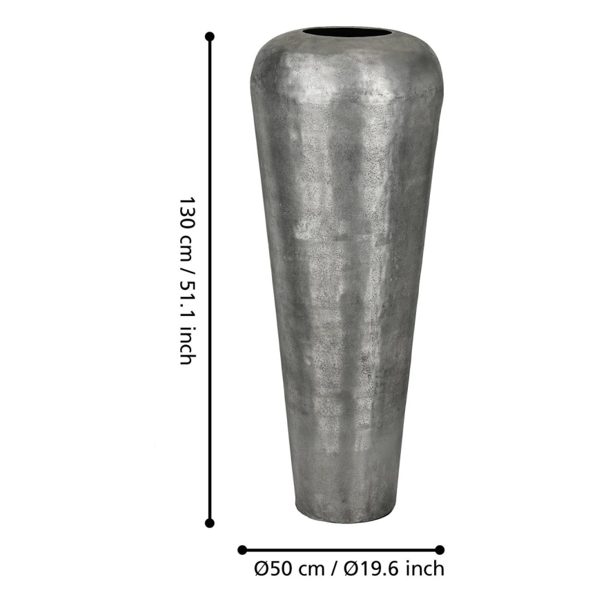 Eglo 421335 - Vaso in metallo MIYAZAKI 130x50 cm grigio