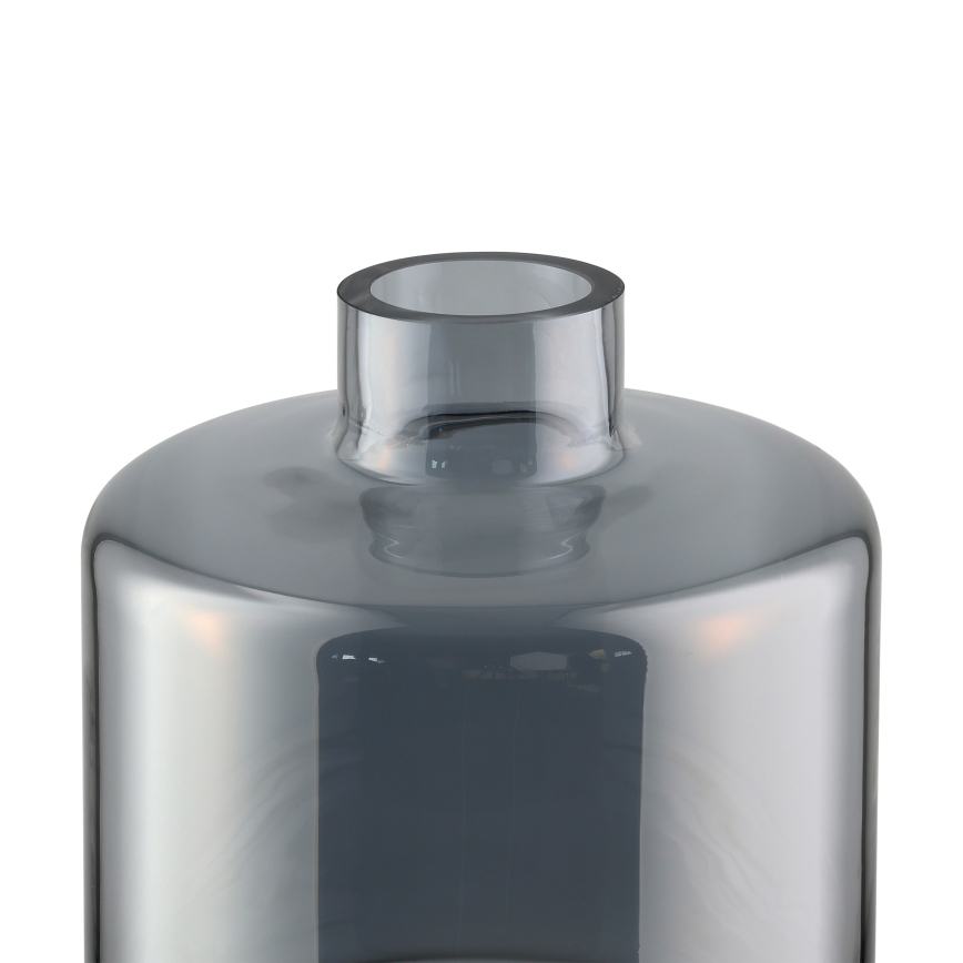 Eglo 421385 - Vaso in vetro NABAS 24,5x21 cm nero/fumé