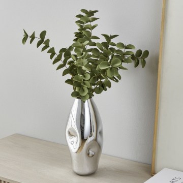 Eglo 421682 - Vaso in vetro XIPORAI 28,5x14,5 cm, finitura cromata lucida