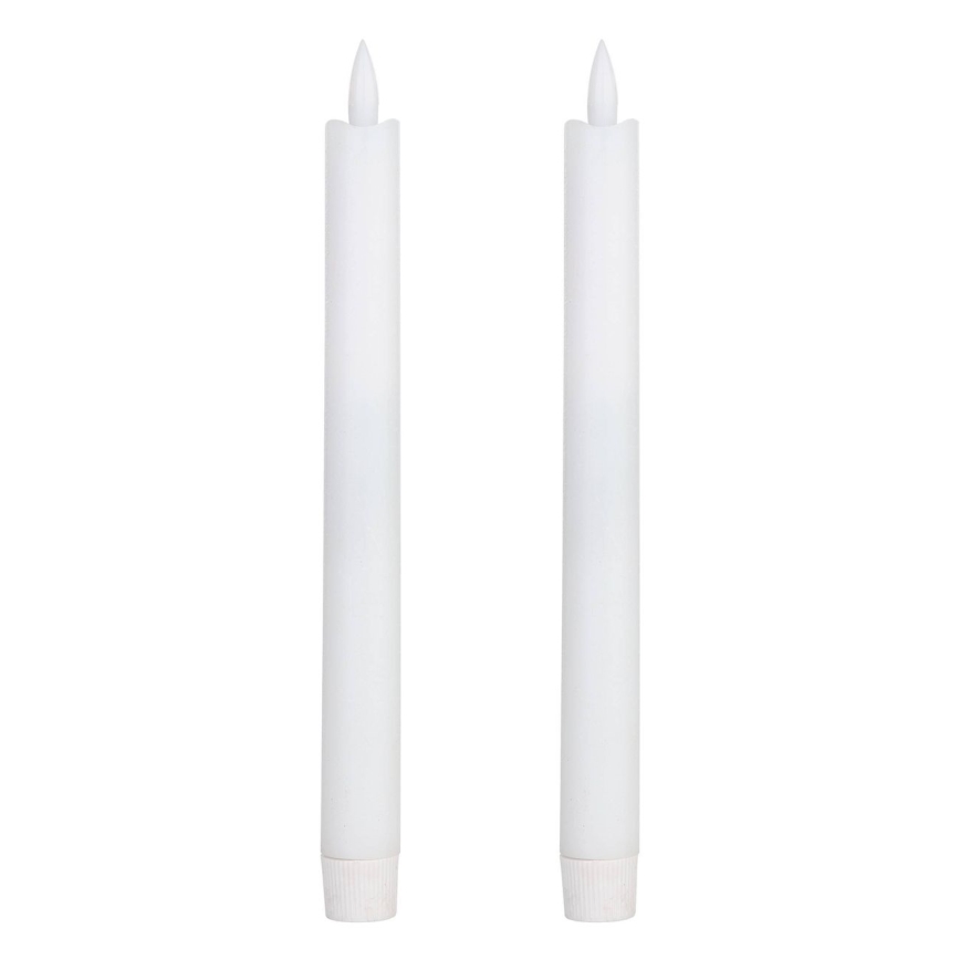 Eglo - SET 2x Candela LED LED/1xAAA 24,5 cm bianco