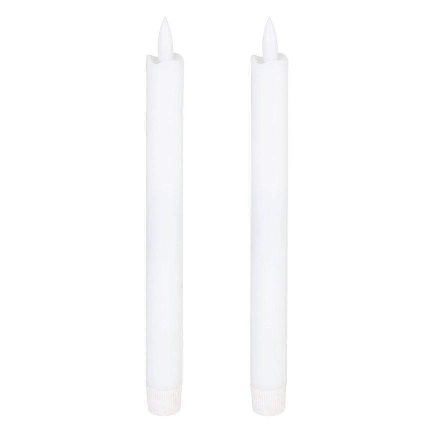 Eglo - SET 2x LED Candele LED/1xAAA 24,5 cm bianco