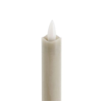 Eglo - SET 2x LED Candele LED/1xAAA 24,5 cm beige