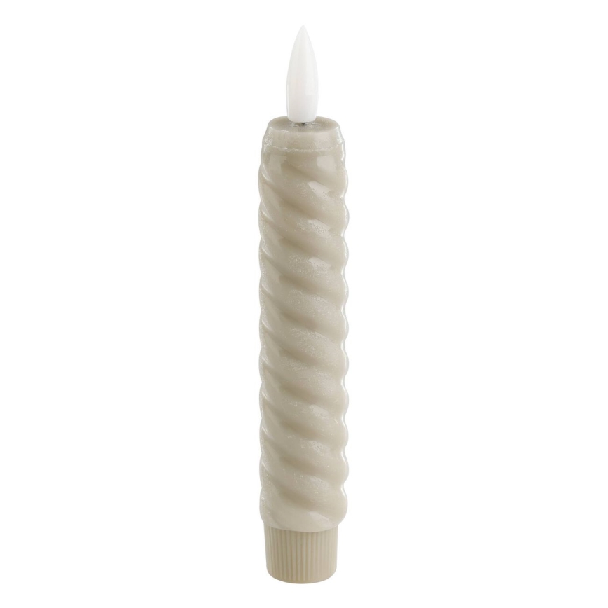 Eglo - SET 2x LED Candele LED/1xAAA 15 cm beige