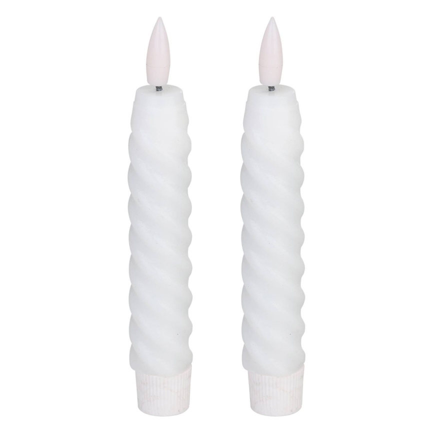 Eglo - SET 2x LED Candele LED/1xAAA 15 cm bianco