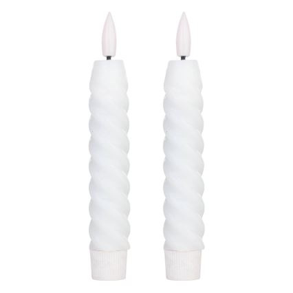 Eglo - SET 2x LED Candele LED/1xAAA 15 cm bianco