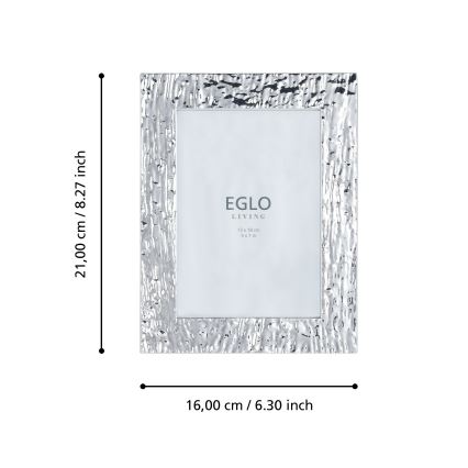 Eglo 423222 - Portafoto BUGRINO 13x18 cm argento