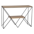 Eglo 424016 - Tavolino d'appoggio OTAWARA 77x106 cm marrone/nero