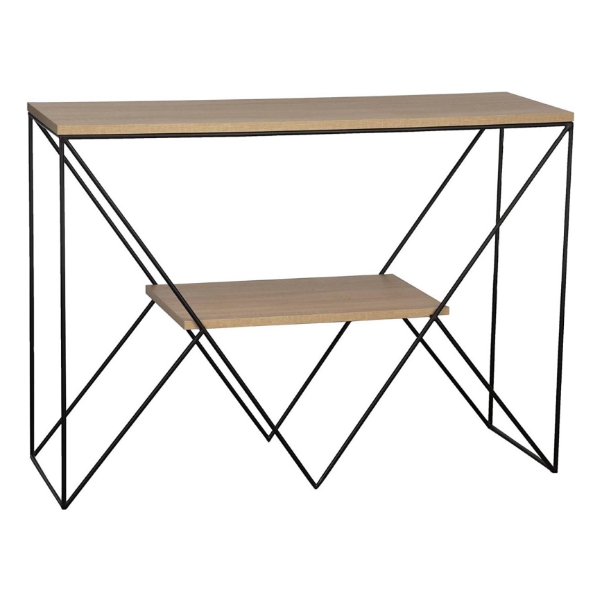 Eglo 424016 - Tavolino d'appoggio OTAWARA 77x106 cm marrone/nero