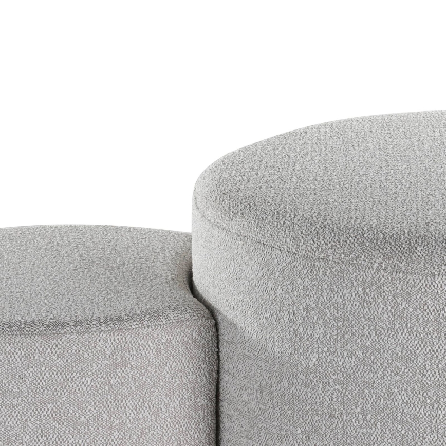 Eglo - SET 2x Pouf diam. 45,5/70 cm grigio
