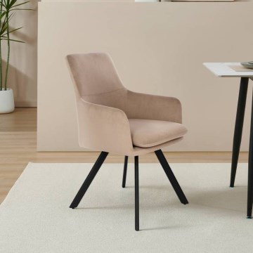 Eglo 424942 - Poltrona APALIT 86x60 cm beige/nero