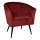 Eglo 424948 - Poltrona AMPAHA 78x70 cm rossa