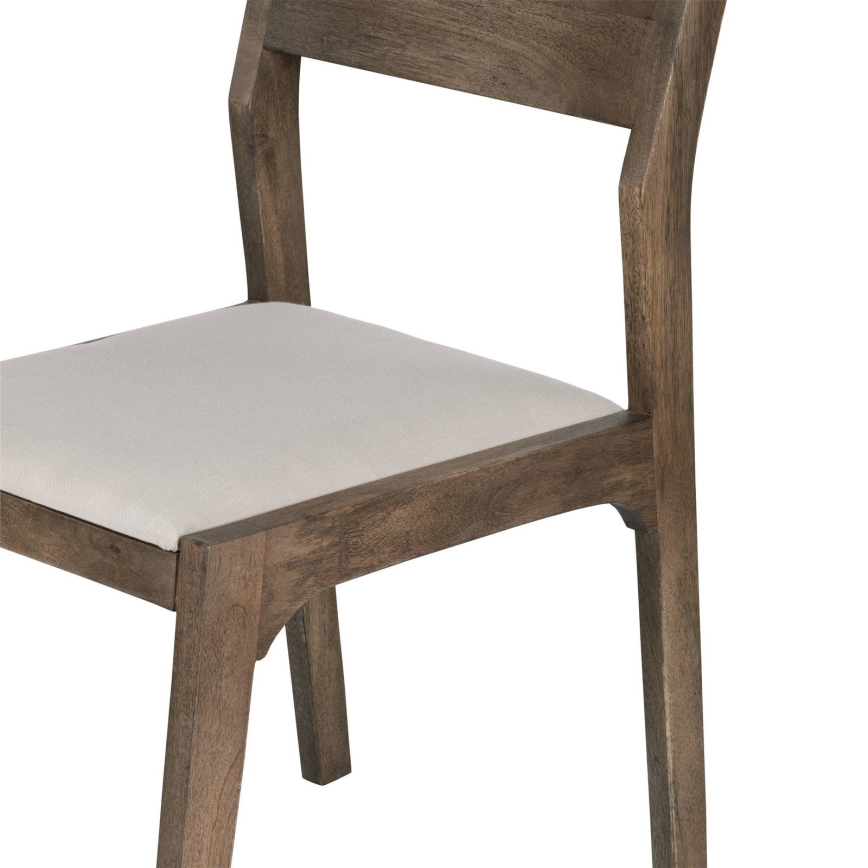 Eglo - Sedia da pranzo 84x55 cm marrone/crema