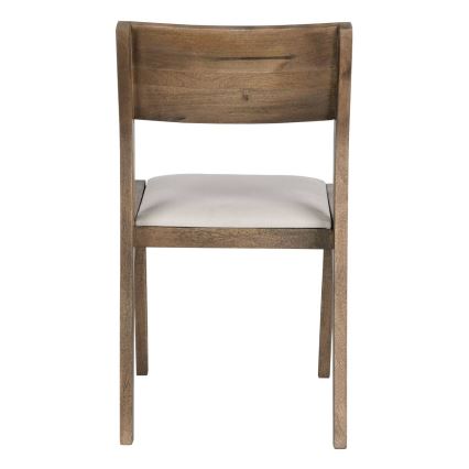 Eglo - Sedia da pranzo 84x55 cm marrone/crema