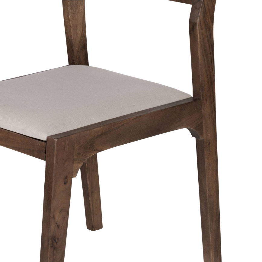 Eglo - Sedia da pranzo 84x55 cm marrone/crema