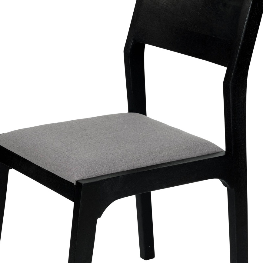 Eglo - Sedia da pranzo 84x55 cm nero/grigio
