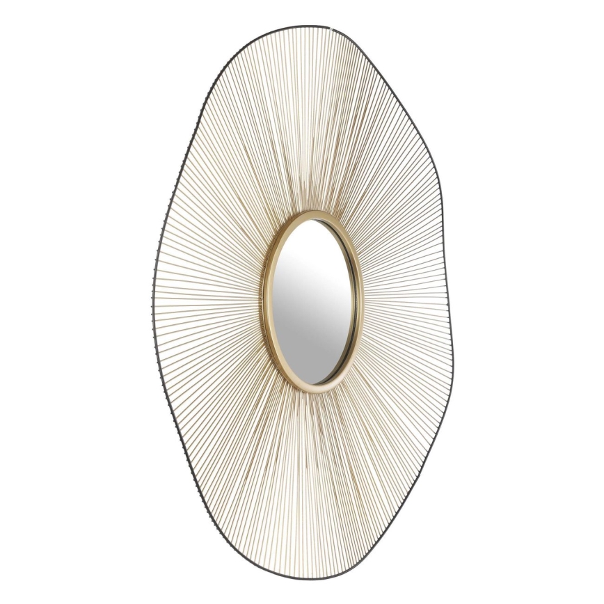 Eglo - Specchio da parete Ø 76 cm oro/nero