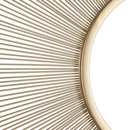 Eglo - Specchio da parete Ø 76 cm oro/nero
