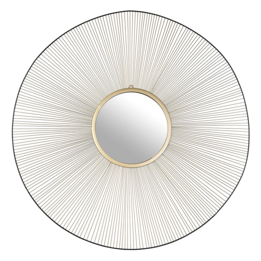 Eglo - Specchio da parete Ø 76 cm oro/nero