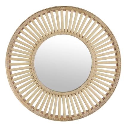 Eglo 425037 - Specchio da parete MITSUKE diam. 40 cm bambù