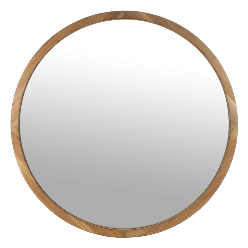 Eglo - Specchio da parete diam. 70 cm marrone