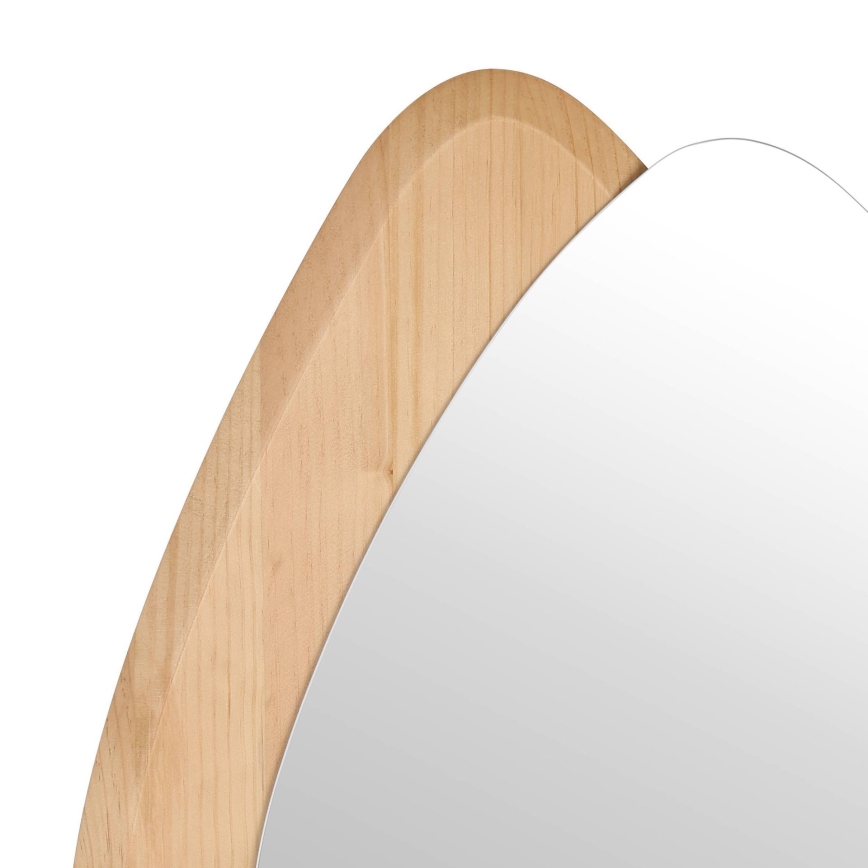 Eglo 425049 - Specchio da parete LIOMA 68x48 cm abete/beige