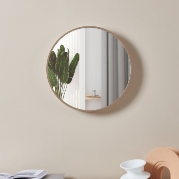 Eglo 425058 - Specchio da parete BANI diam. 40 cm beige