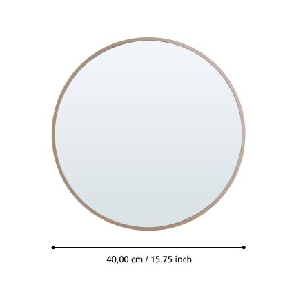 Eglo 425058 - Specchio da parete BANI diam. 40 cm beige