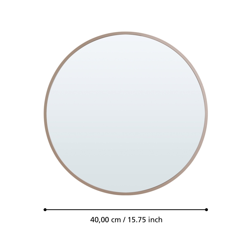 Eglo 425058 - Specchio da parete BANI diam. 40 cm beige