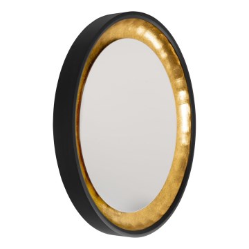 Eglo 425062 - Specchio da parete BONTANG diametro 90 cm nero/oro