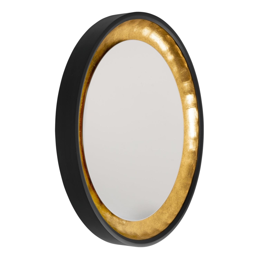 Eglo 425062 - Specchio da parete BONTANG diametro 90 cm nero/oro