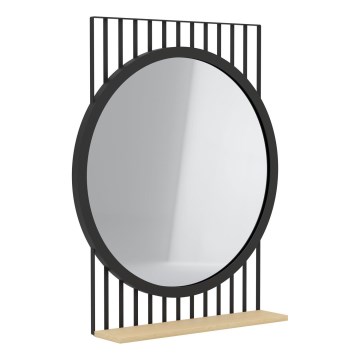 Eglo 425065 - Specchio HUNWICK 45,4x57 cm nero/tiglio