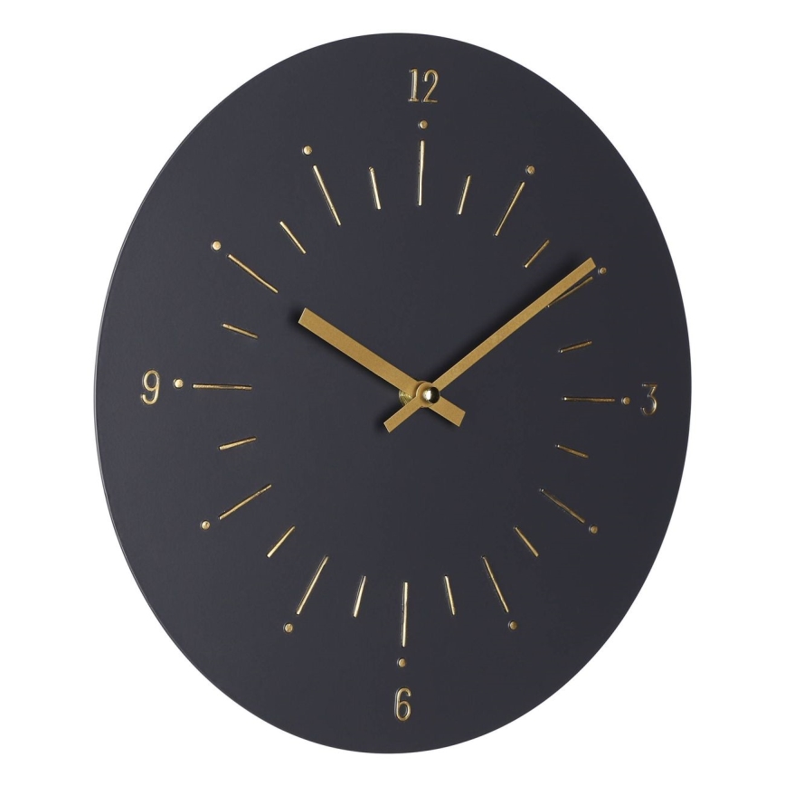 Eglo - Orologio da parete 1xAA diametro 30 cm nero