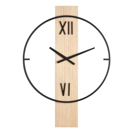 Eglo - Orologio da parete 1xAA 56x40 cm legno/metallo - FSC certificato