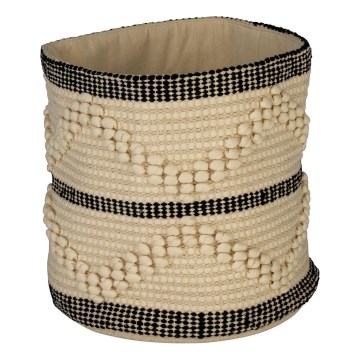 Eglo 426518 - Cestino decorativo TOYAMA 25x25 cm beige/nero