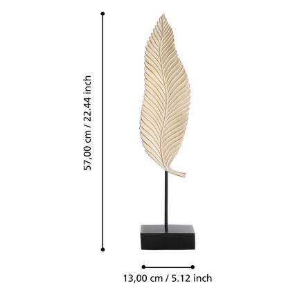 Eglo 427076 - Decorazione GIFU 57x13 cm oro/nero