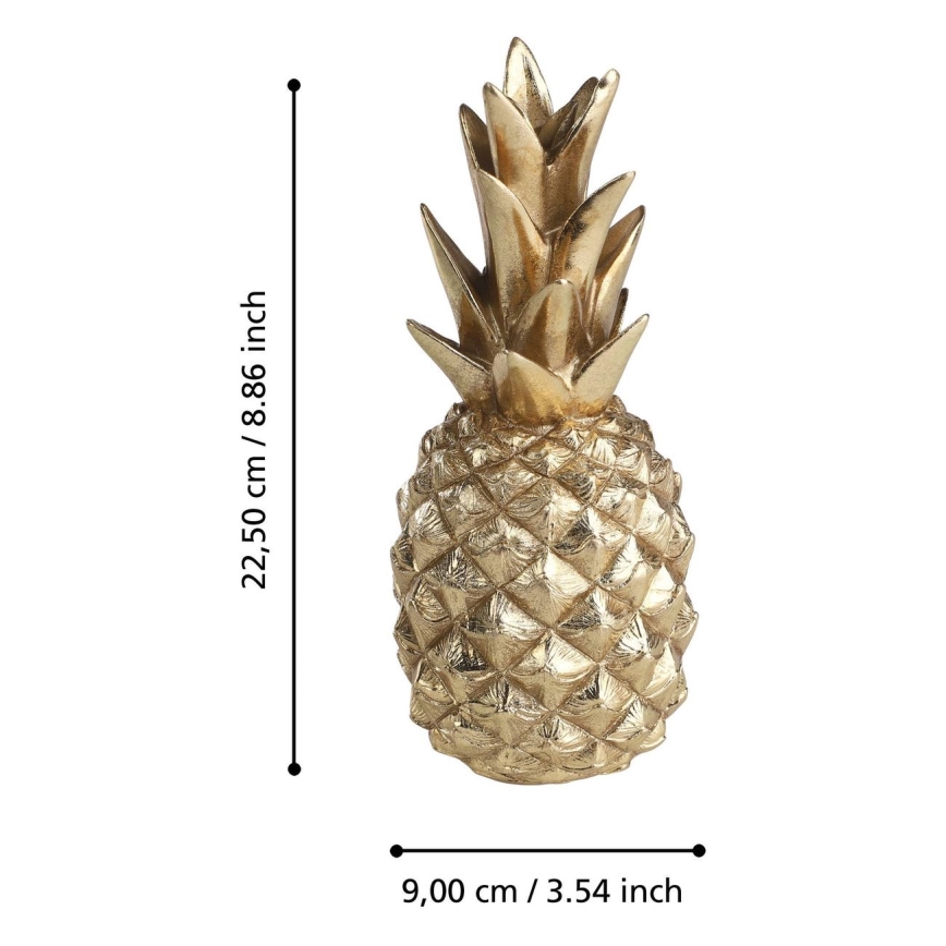 Eglo - Decorazione 22,5x9 cm resina/oro