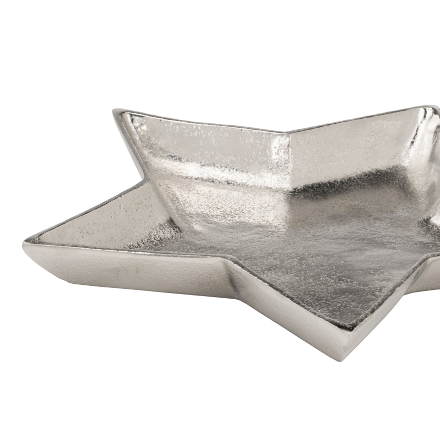 Eglo 427425 - Vassoio decorativo AMBOLOSY 30x32 cm argento