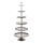 Eglo 427652 - Supporto per il servizio BABIRIK 206x79 cm, argento