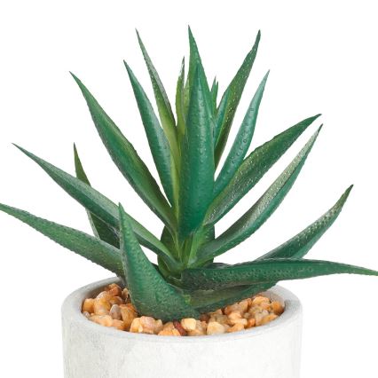 Eglo - Pianta artificiale in vaso 15,5x10 cm succulenta