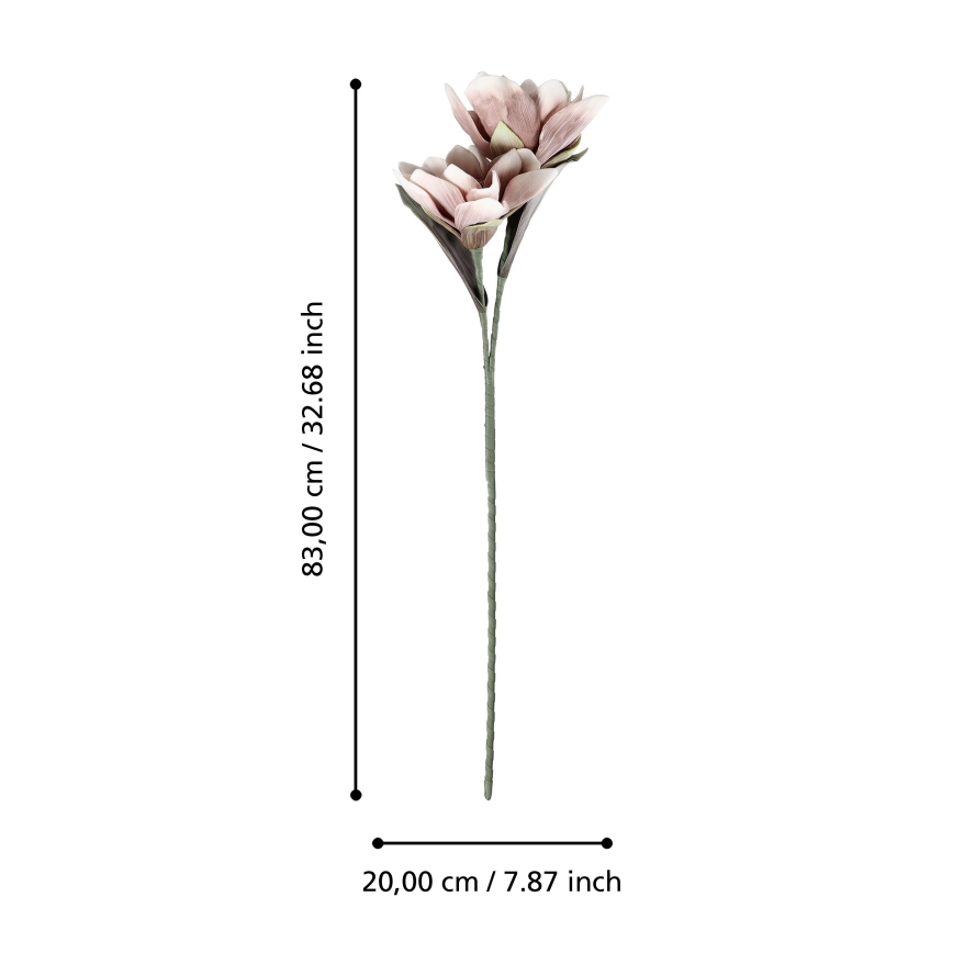 Eglo - Fiore artificiale 83 cm rosa