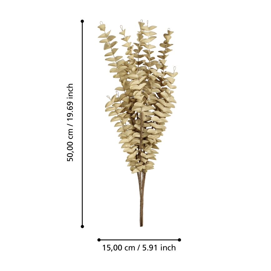Eglo - Fiore artificiale 50 cm beige