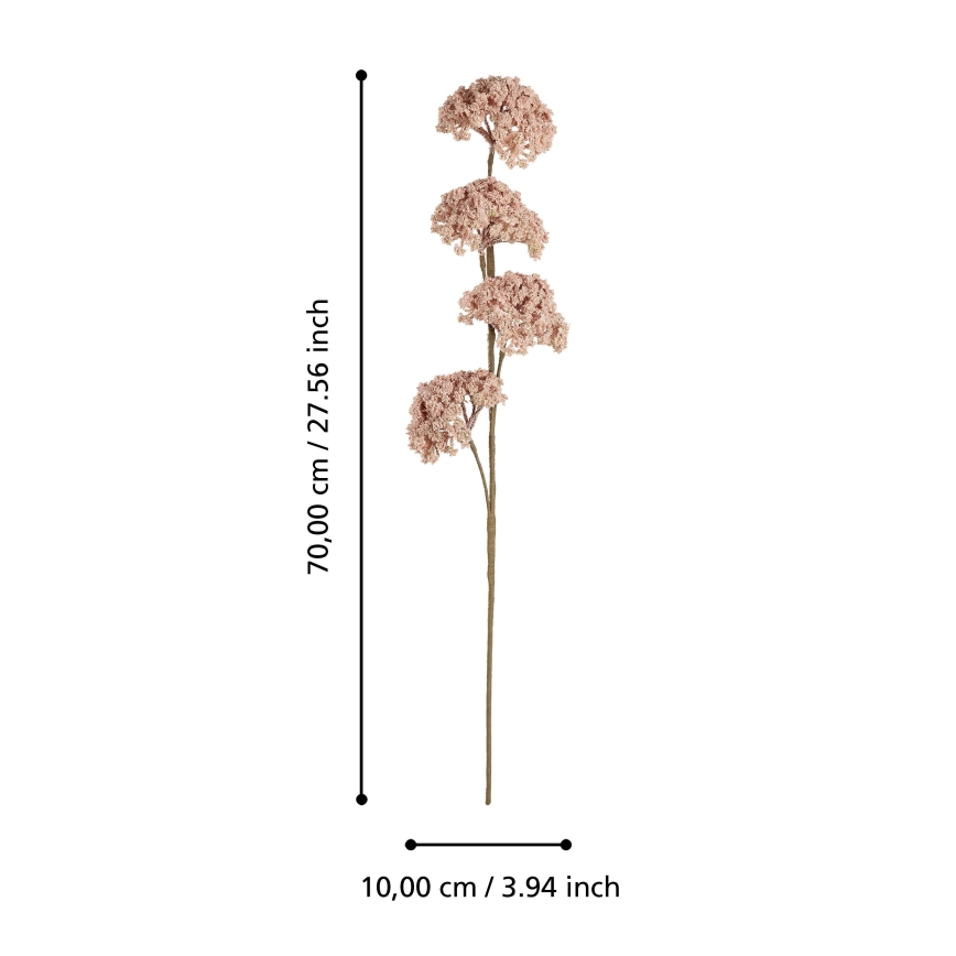 Eglo - Fiore artificiale 70 cm rosa