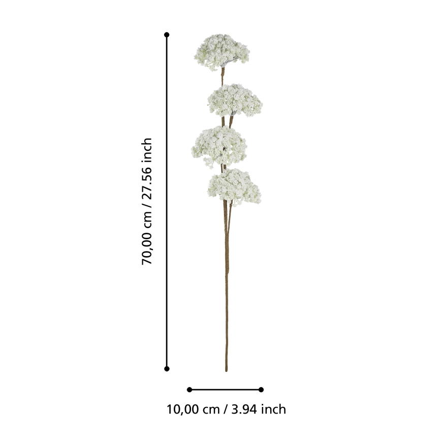 Eglo - Fiore artificiale 70 cm bianco