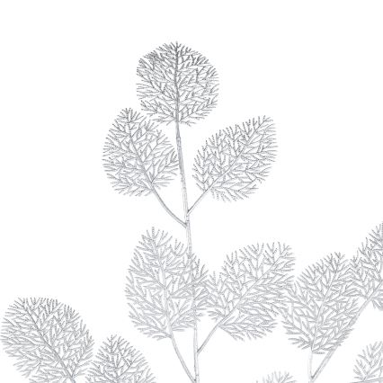 Eglo - Fiore artificiale 87,5 cm argento