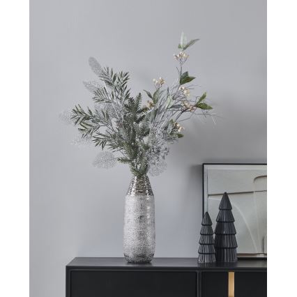Eglo - Fiore artificiale 53 cm argento