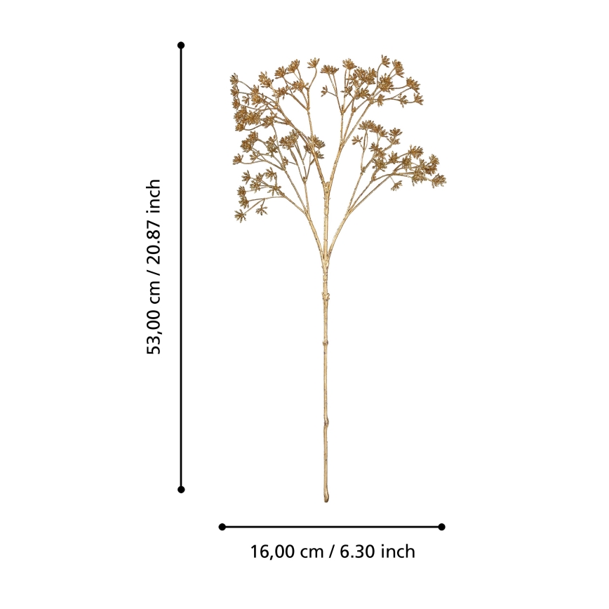 Eglo - Fiore artificiale 53 cm oro